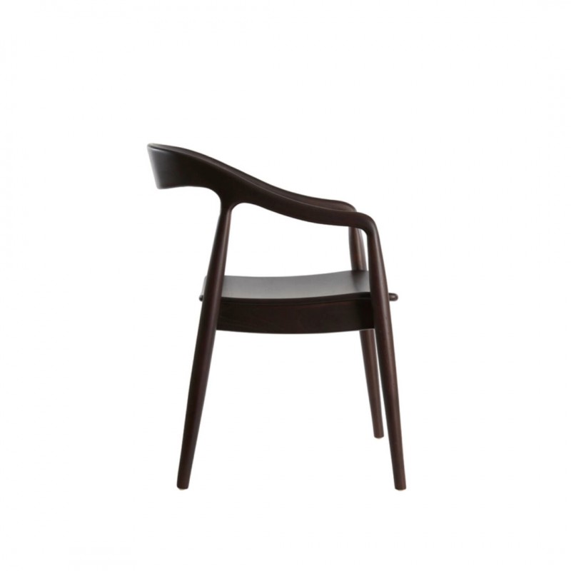 DINING CHAIR PLC WOOD BLACK - CHAIRS, STOOLS